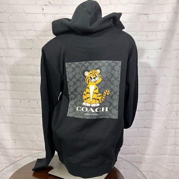 COACH limited edition year of the tiger Hoodie. Super cute tiger graphic nwt - Picture 2 of 9